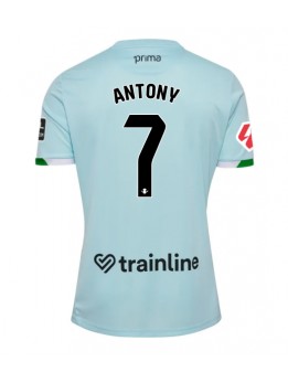 Billige Real Betis Antony #7 Bortedrakt 2025-26 Kortermet